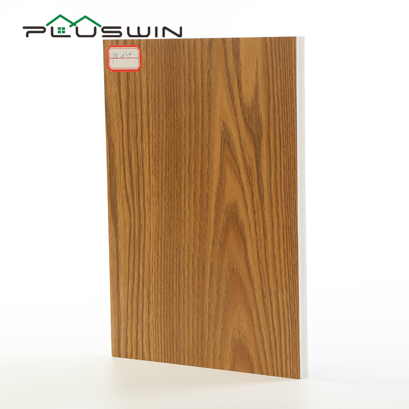 4'x8 '5-30mm Pvc Foam Board com filme de PVC de madeira laminado para móveis de gabinete 