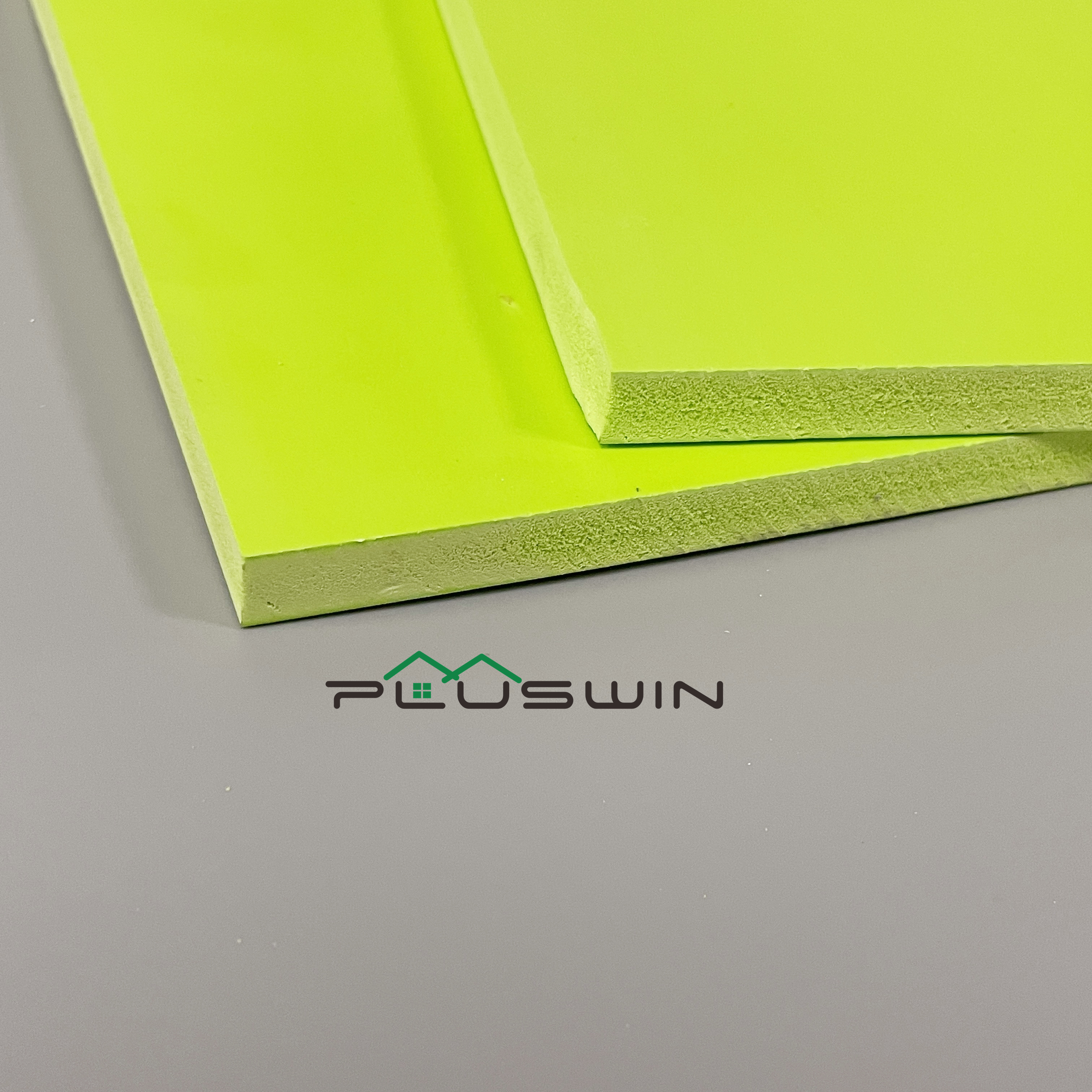 Placa de espuma PVC de cor verde Celuka PVC Foam Sheet 4'x8 'tamanho 